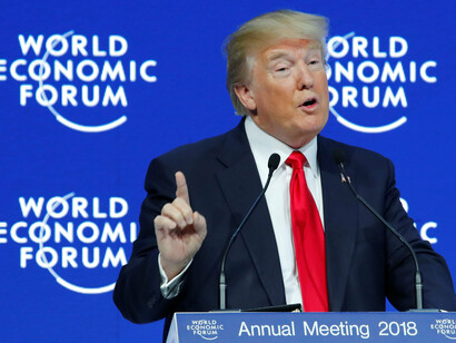 Trump en Davos