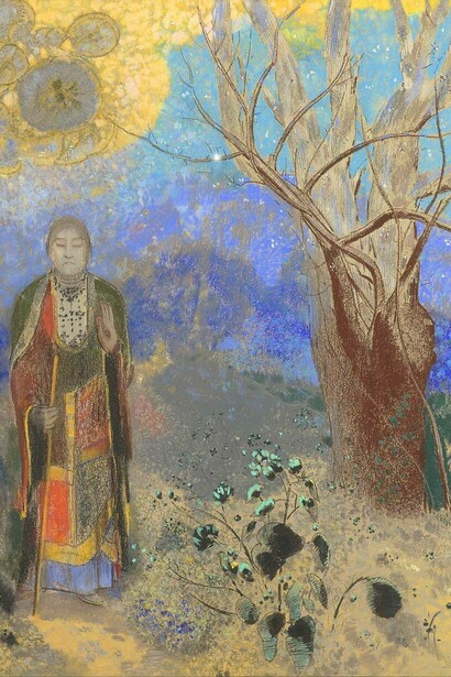 Odilon Redon, Il Buddha, 1906-1907, Musée d'Orsay, Parigi, Francia