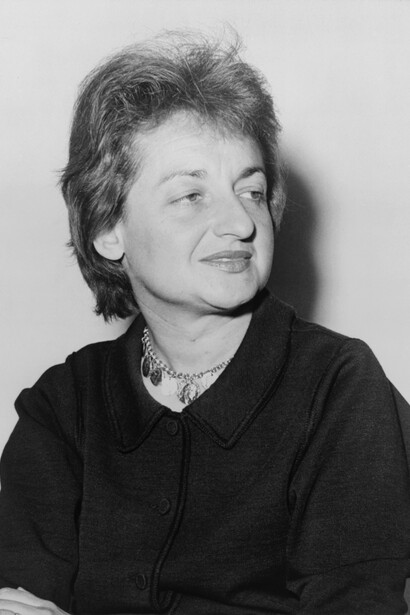 Betty Friedan, teórica y líder feminista estadounidense de las décadas de 1960 y 1970