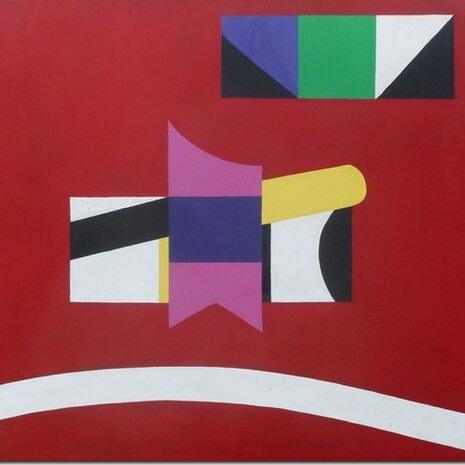 Stephen Brophy, Comet II, 36 x 48, acrylic on canvas, 1994 (detail)