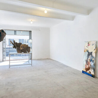 Peter Buggenhout, Regarder à travers, vue d'exposition. Avec l'aimable autorisation de la Galerie Laurent Godin