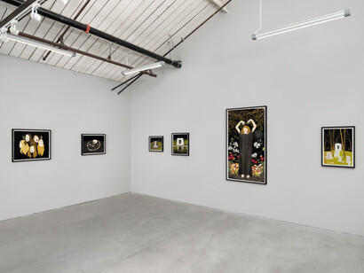 Marci Washington, A spell to break the spell, exhibition view. Courtesy of Rena Bransten Gallery