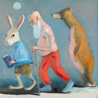 Charles Williams, Procession in twilight. Courtesy of New Art Projects