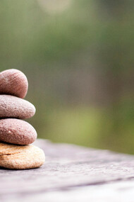 A set of rock stacked on top of each other, in equilibrium
