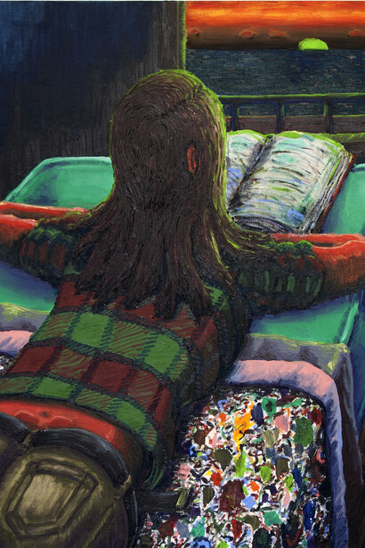 Willem Weismann, The Green Ray, 2015, 105 x 85 cm