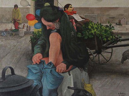 Domenico Ventura, Palloncini, 2011. Courtesy of Rocca Paolina