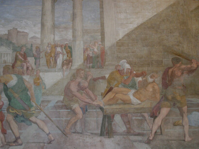 Sant’Andrea, Domenico Zampieri, detto il Domenichino, Flagellazione di Sant’Andrea, 1608
