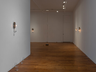 Pam Virada, Silvering the sky, exhibition view. Courtesy of 47 Canal Gallery