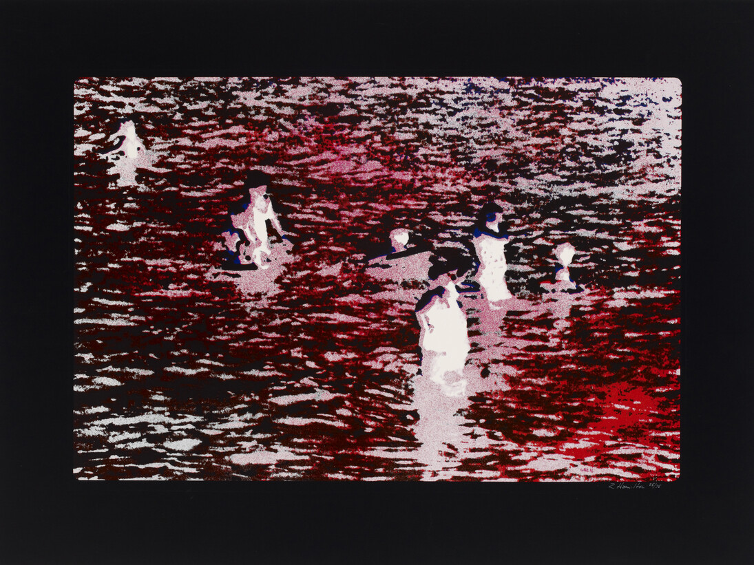 Richard Hamilton, Bathers, 1967 © The estate of Richard Hamilton, DACS 2014, Courtesy Arts Council Collection, Southbank Centre, London
