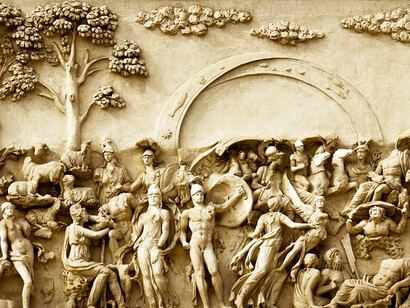 Bajorrelieve en Villa Médici