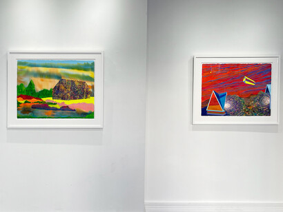 Installation View, Landscape of Transcendence, Part I: Magical Realism. Courtesy of Susan Eley Fine Art