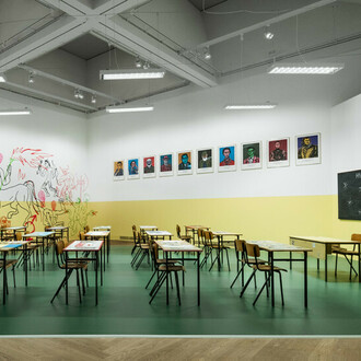 Karol Radziszewski, The classroom, exhibition view. Courtesy of Moderna Museet