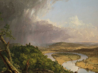 Thomas Cole, 'View from Mount Holyoke, Northampton, Massachusetts, after a Thunderstorm - The Oxbow', 1836 © The Metropolitan Museum of Art, photo by Juan Trujillo