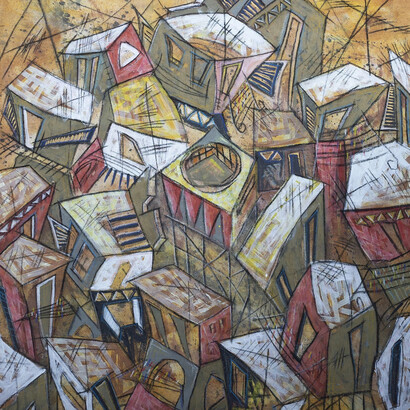 Mohamed Hussein, Community, 2022. Courtesy of Safarkhan Art Gallery