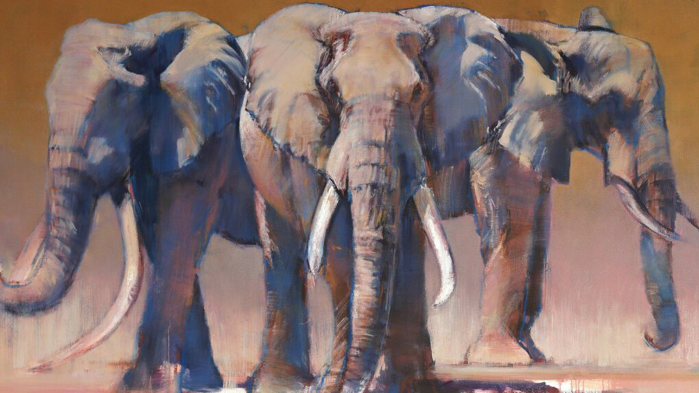 A Memory of Elephants. Courtesy of John Martin Gallery