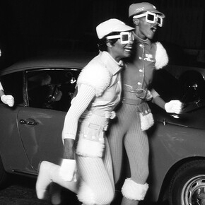 Peter Knapp, Courrèges, Collection Haute Couture Automne-Hiver (détail), 1971-1972. Avec l'aimable autorisation de la Fondation Marguerite et Aimé Maeght