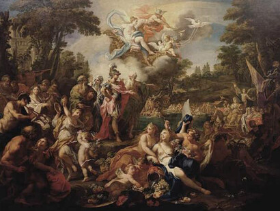 Sebastiano Conca, Enea nei Campi Elisi