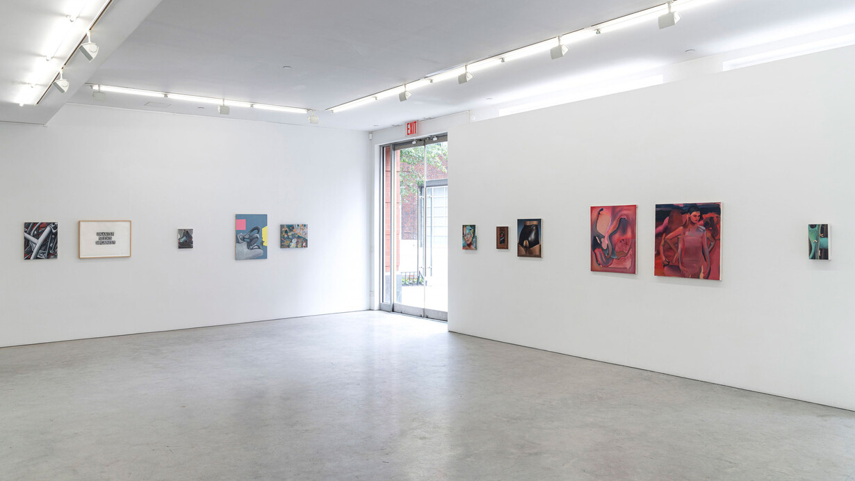Various artists, Roller rink, exhibition view. Courtesy of Fredericks & Freiser Gallery