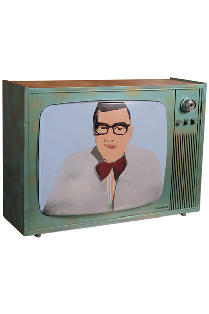 Beatriz González, Televisor en color. Cortesía de Barbican Centre