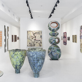 Various artists, Earth, wind, and fire, exhibition view. Courtesy of Eric Firestone Gallery