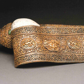 Buddhist pilgrimage. Treasures from the donation of The Tsui Art Foundation, artwork in exhibition. Courtesy of Hong Kong Heritage Museum