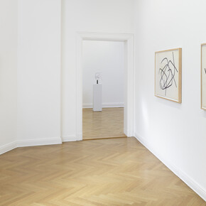 Norbert Kricke und Dieter Krieg, ausstellungsansicht. Mit freundlicher genehmigung der Galerie Friese. Foto von Eric Tschernow