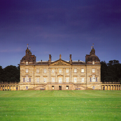 Exterior view of Houghton Hall, Norfolk, England. Photo by Nick McCann