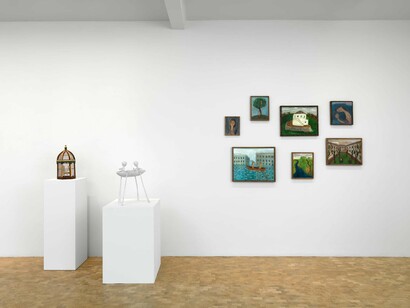 Masao Nakahara, Floating through time, exhibition view. Courtesy of Pippy Houldsworth Gallery