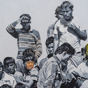 Abdalla Al Omari, The silent crossing, 2022. Courtesy of the Artist and Ayyam Gallery