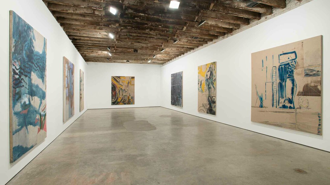 Nick Goss
Bluing, 9 January - 21 February 2016 
installation view, Simon Preston Gallery, New York
