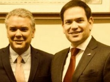 Duque con Marco Rubio