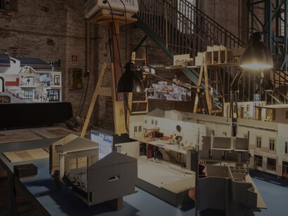 Flores & Prats installation at the 2023 Venice Architecture Biennale