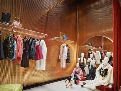 Interno Miu Miu Building in Miyuki Street, Giappone