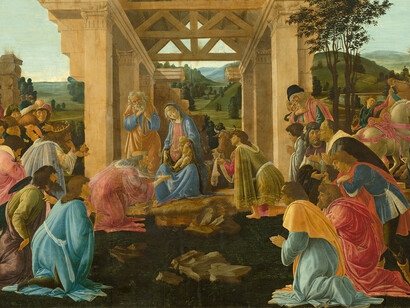 Botticelli, Adoration of the Magi (Washington, National Gallery of art), about 1482