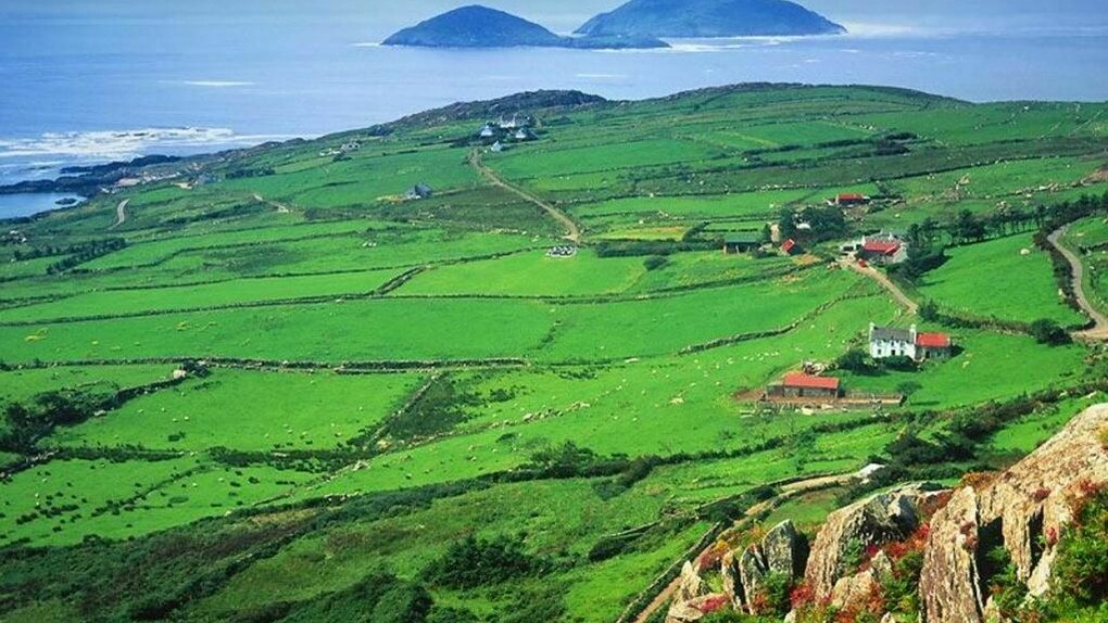Los verdes paisajes de Irlanda