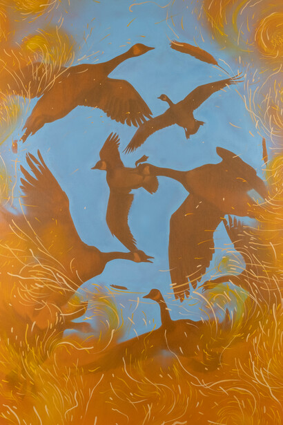 Robert Martin, Purgatory hellfire (Deliver us!) (detail). Courtesy of GR Gallery 