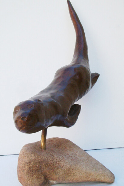 Tom Allan, Otter, sculpture