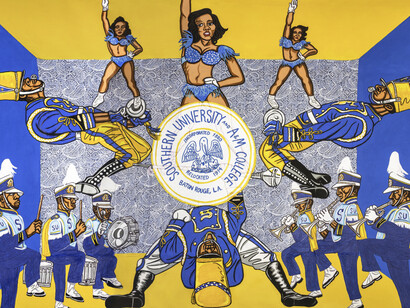 Keith Duncan, Southern university marching band, 2023. Courtesy of Ogden Museum