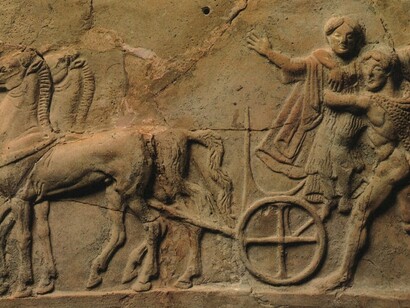 Pinax con-rapimento di Persefone