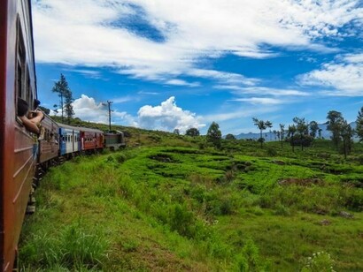 In treno verso Nuwara Eliya