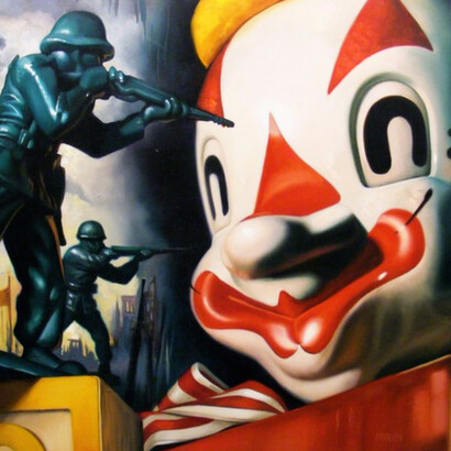 Margaret Morrison, Right Between the Eyes, 2012. Courtesy of Woodward Gallery