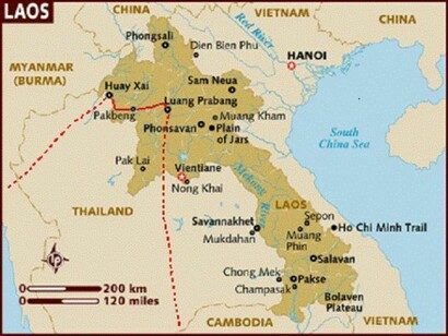 La zona del Laos