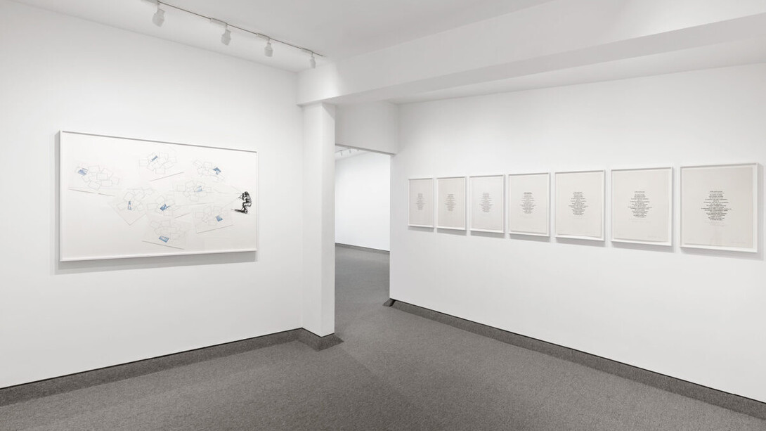 Giulio Paolini, Paths, exhibition view. Courtesy of Krakow Witkin Gallery