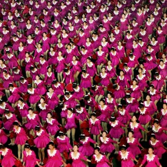 Red House I. North Korea in North Korea #93, Arirang Festival, May Day Stadium in Pyongyang, 2005. Courtesy of 43 Inverness Street