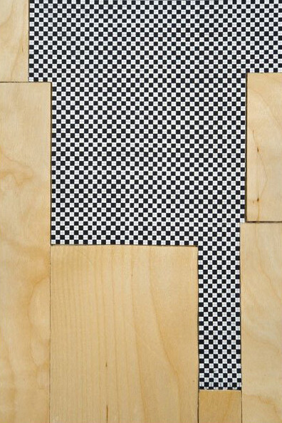 Ken Weathersby, Detail: “205,” 2012, Acrylic and graphite on linen, wood, 30 x 24 inches