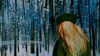 Natacha Ivanova, Soldiers I 2008, huile sur toile (triptyque), 160 x 342 cm, détail