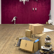 Ty Locke, Hand me downs, exhibition view. Courtesy of Copperfield