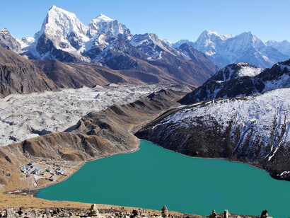 Un team di ricercatori considera il rischio di inondazioni causate dallo scioglimento di ghiacciai dell'area himalayana in forte aumento nei prossimi decenni