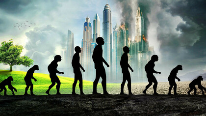 Evoluzione scimmia-uomo-scimmia