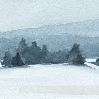 Marguerite Robichaux, Winter on the lake (detail), 1987. Courtesy of Pucker Gallery